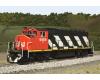 Canadian National (Zebra Stripes) GP40-2 (W) #9666 w/ESU Loksound