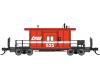 TP&W-Red & White Short Body Bay Window Caboose #525