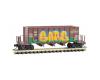 Florida East Coast 'Easter' Graffiti 43' Rapid Discharge Hopper #18073