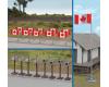 Canadian Flags and Mailboxes