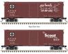 Santa Fe "The Scout" 40' 1937 AAR single door boxcar #138467