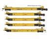 TTX Thrall 5-Unit Rebuilt 40' Well Car #748259