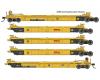 TTX Thrall 5-Unit Rebuilt 40' Well Car #748535