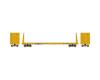 Trailer Train (Red) 60' Bulkhead Flat Car #81255