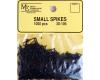 Small Track Spikes 1/4" (1000 pieces)