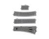 HO Unitrack Right Turnout with 550mm (21 5/8") Radius Curve