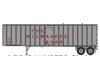 Milwaukee Road (name) 40' Flexi-Van semi trailer with curb door #7032