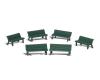 Park Benches 6-Pieces