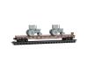 Southern 50' Flat Car Fishbelly Side with Load #51845
