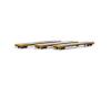 Trailer Train (black logo) 60' flatcar 3-pack