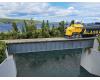 90' single track deck girder bridge kit