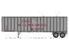 Milwaukee Road (name) 40' Flexi-Van semi trailer with curb door #7030