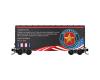 Military Valor Award Silver Star 40' hy cube boxcar