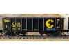 Chessie-C&O H-25A Class 8-Panel 2-Bay Hopper #336748