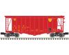 Delaware & Hudson 40' GATX airslide covered hopper #12810