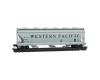 Western Pacific 3-Bay Covered Hopper With Round Hatches #11796