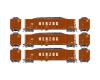 Herzog Thrall High-Side Gondola With Load 3-Pack #2