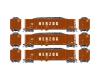 Herzog Thrall High-Side Gondola With Load 3-Pack #2