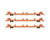 CSX Rail Repair Flat Car 3-Pack