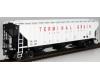 Terminal Grain PS 4750 CF 3-Bay Rib-Sided Hopper #1013