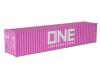 Ocean Network Express (pink) 40' standard height container 3-pack #1
