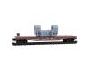 Great Northern 50' Flat Car Fishbelly Side #65356 With Load
