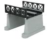 Black Two-Track Girder Bridge