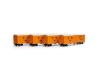 Union Pacific 50' Exterior Post Mechanical Reefer 4-Pack