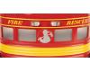 Fire Rescue eggliner with flashing roof light