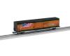 BNSF illuminated flag boxcar<br /><strong>Scale:</strong> 3-Rail O gauge scale size