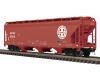 BNSF 3-bay centerflow covered hopper #402187<br /><strong>Scale:</strong> 3-Rail O gauge scale size