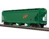 Chicago & North Western 3-bay centerflow covered hopper #172173