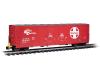 Santa Fe 53' Evans Boxcar #504007 with Flashing EOT