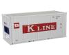 "K"Line 20' refrigerated container #6702137