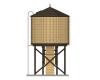 Non-Weathered Yellow Unlettered Water Tower