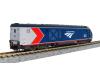 Amtrak ALC-42 & 3-Superliner® Cars With Interior Lighting Installed