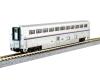 Amtrak ALC-42 & 3-Superliner® Cars With Interior Lighting Installed