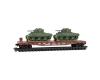 Pennsylvania Railroad With Sherman Tanks 3-Pack With Jewel Cases