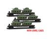 Baltimore & Ohio With Sherman Tanks 3-Pack With Jewel Cases