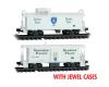 Southern Pacific Police Caboose 2-Pack With Jewel Cases