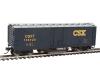 CSX 40' plug door track cleaning boxcar