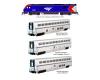 Amtrak ALC-42 & Superliner Phase VI 4-Unit "Starter Series" Set w/DCC