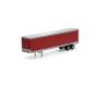 red 45' smooth side trailer
