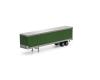 green 45' smooth side trailer