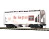 Burlington Route ACF 2-bay centerflow hopper #184158