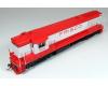 Frisco (Mandarin Orange Scheme) high hood GE U25B #803