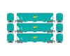 Joseph Transportation Incorporated Trinity Covered Hopper 3-Pack #1