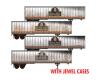 Southern Pacific weathered 45' trailer 4-pack