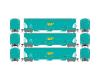 Joseph Transportation Incorporated Trinity Covered Hopper 3-Pack #2