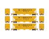 Milwaukee Road PS 4427 3-Bay Hopper 3-Pack